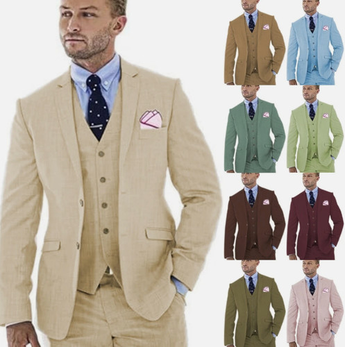 Herren teiler leinen anzug - herren,